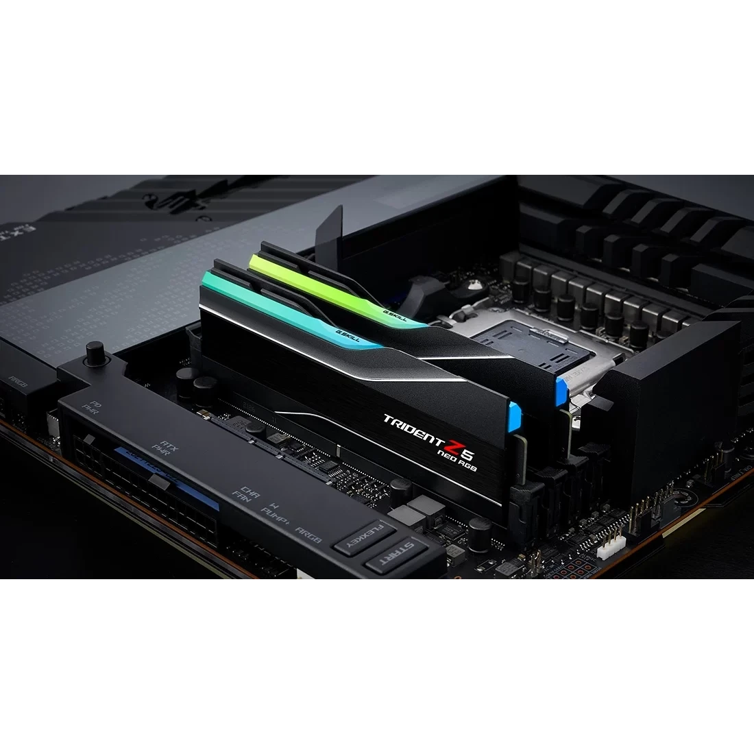 Оперативная память 128Gb DDR5 6000MHz G.Skill Trident Z5 Neo RGB (F5-6000J3644D64GX2-TZ5NR) (2x64Gb KIT) - фото 4