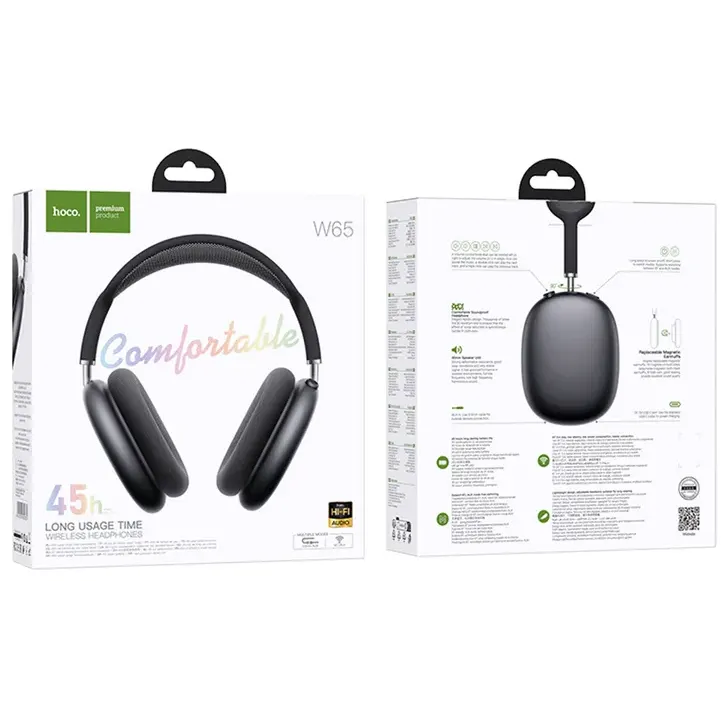 Гарнитура HOCO W65 Grey - 6942007650335 - фото 3