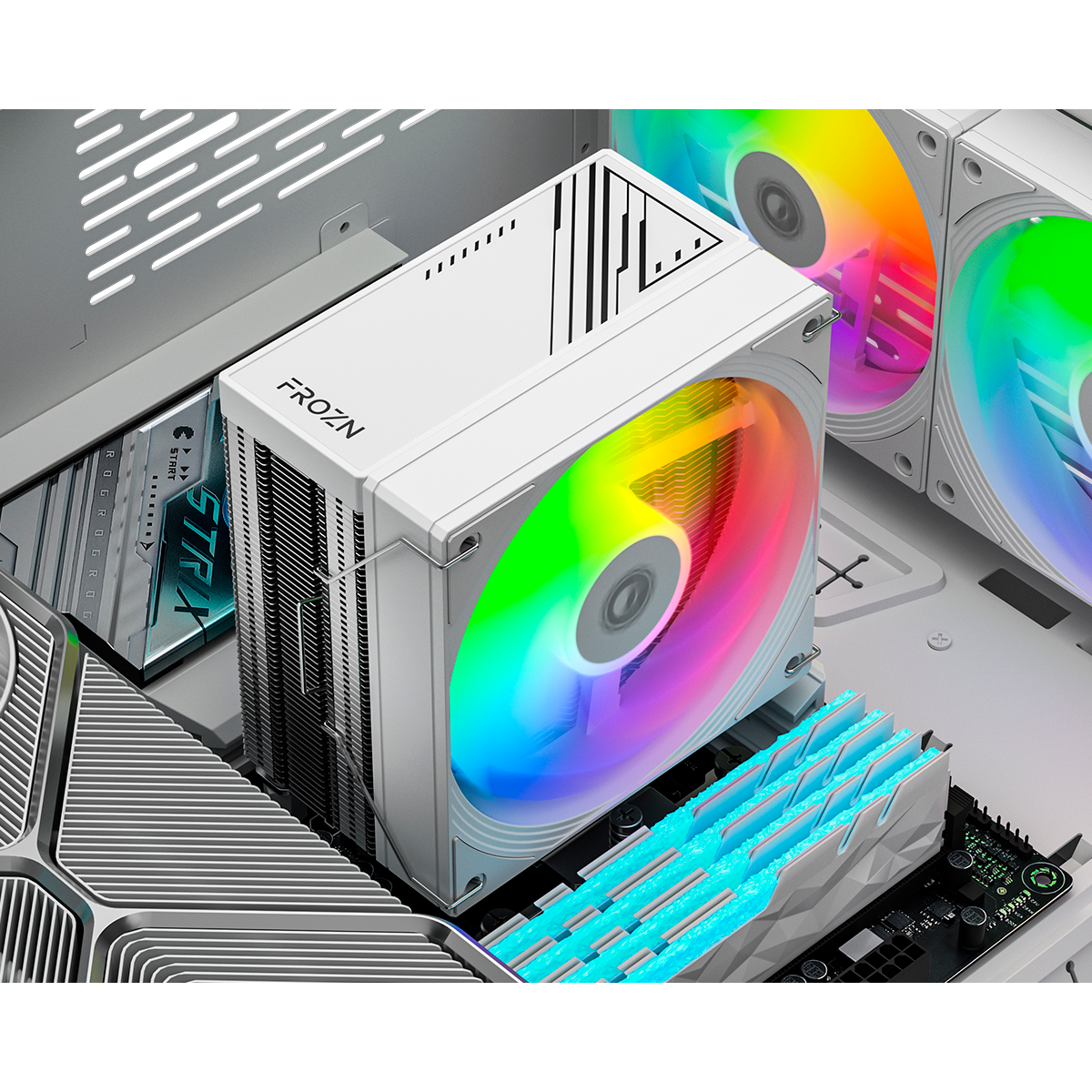 Кулер ID-COOLING FROZN A410 SE ARGB WHITE - фото 13