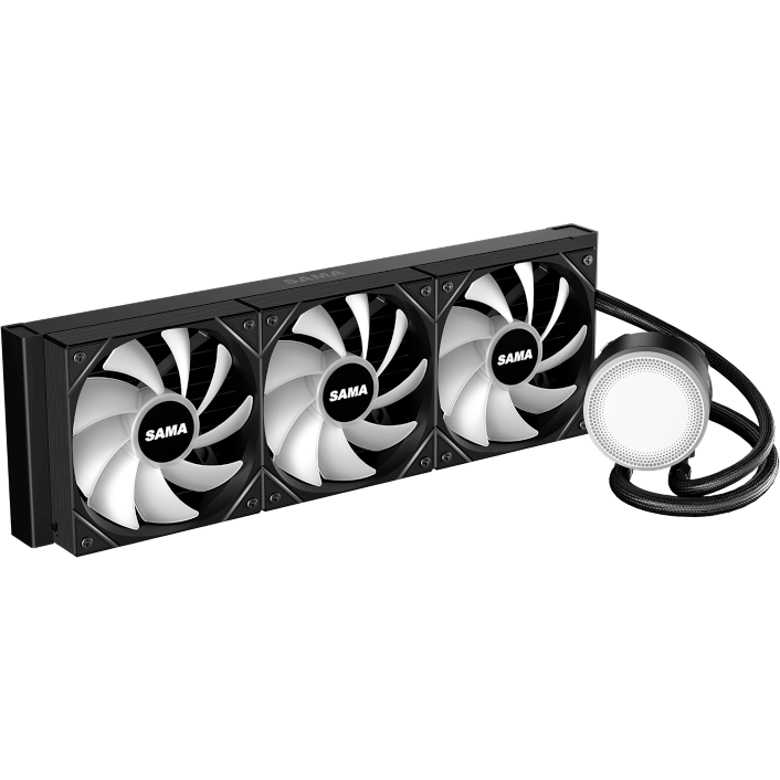 Система жидкостного охлаждения SAMA L60 Black - L60-BKWAYXO3-G - фото 3