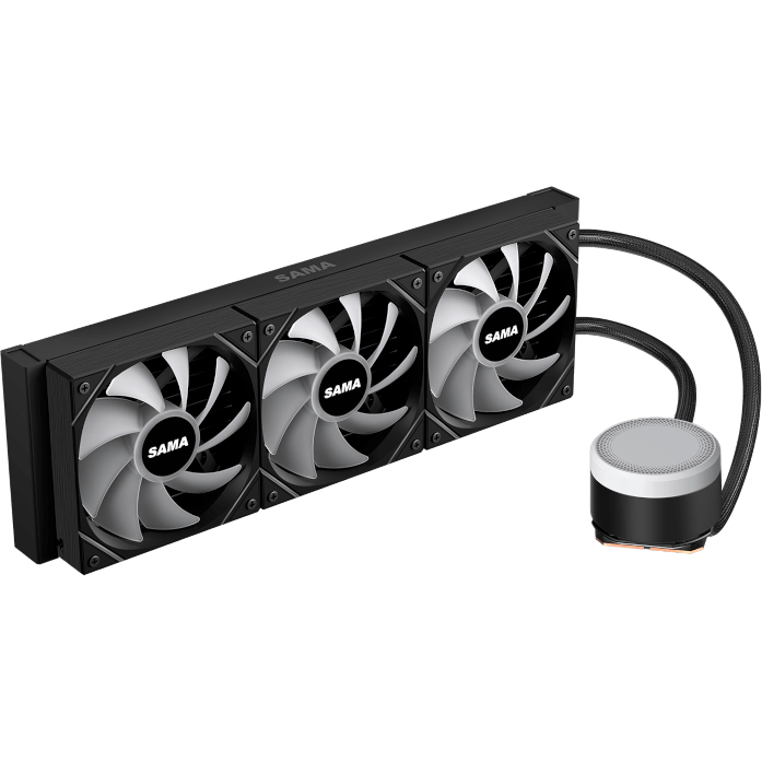 Система жидкостного охлаждения SAMA L60 Black - L60-BKWAYXO3-G - фото 4