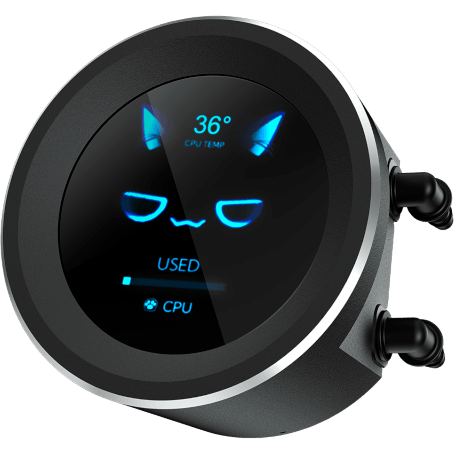 Система жидкостного охлаждения SAMA Q60 Black - Q60-BKWANNO3-G - фото 7