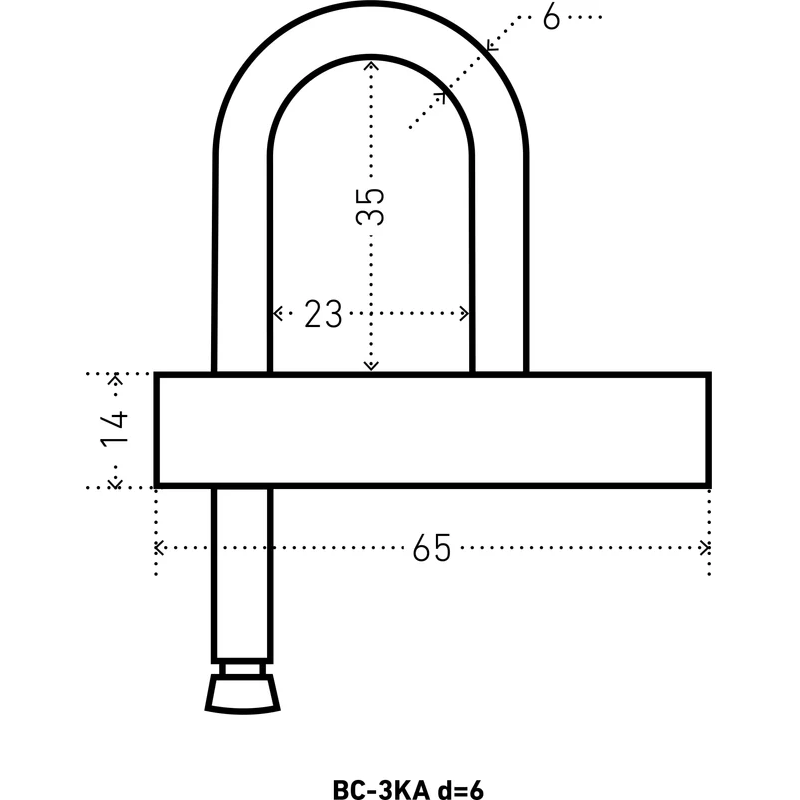 Замок навесной ПТК АЛЛЮР ВС-3КА (9573) - фото 2
