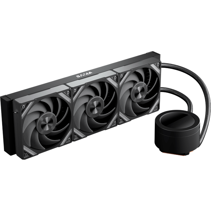 Система жидкостного охлаждения SAMA Q70 Black - Q70-BKWAYNO3-G - фото 4
