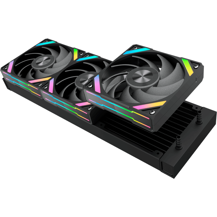 Система жидкостного охлаждения SAMA Q70 Black - Q70-BKWAYNO3-G - фото 5