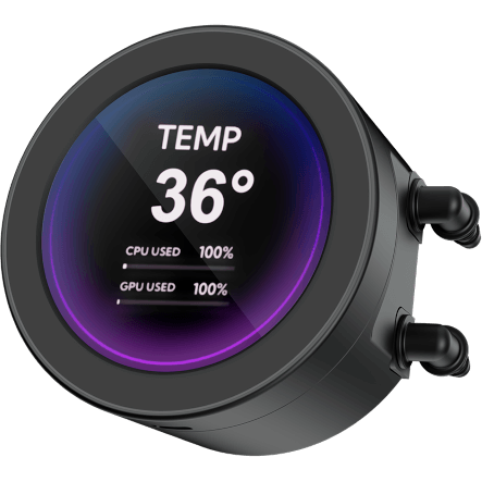 Система жидкостного охлаждения SAMA Q70 Black - Q70-BKWAYNO3-G - фото 7