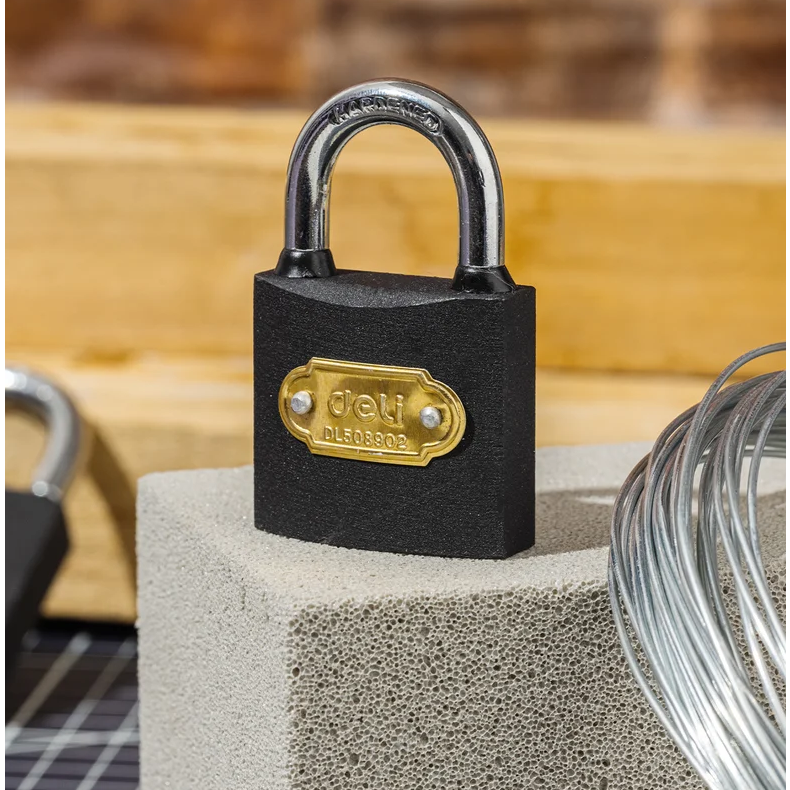 Замок навесной Deli DL508902 - фото 2