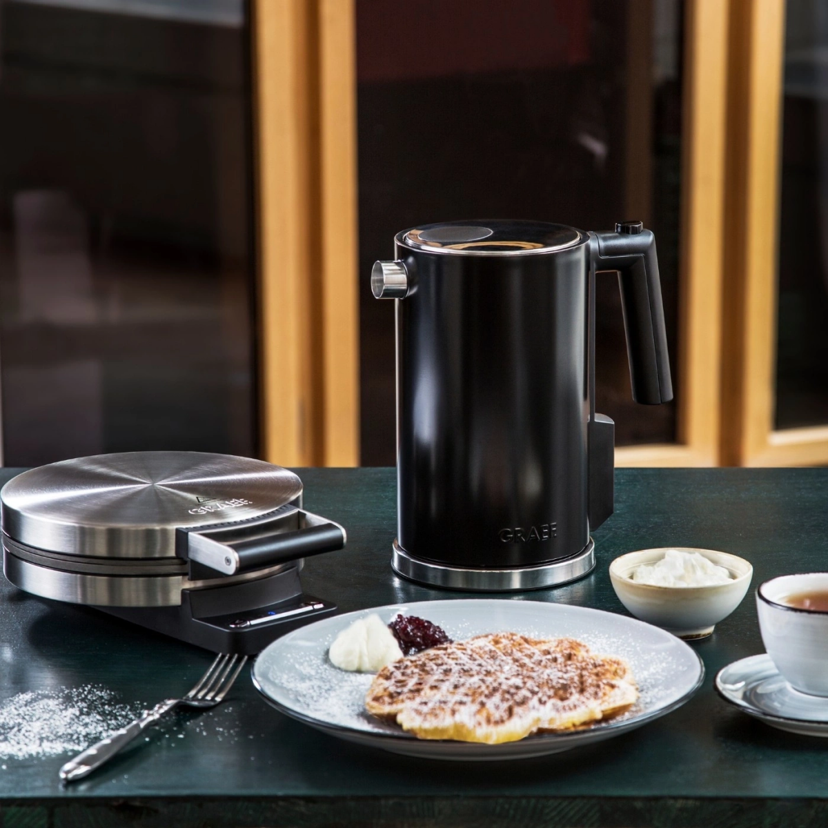 Вафельница GRAEF WA80 Silver - WA80EU - фото 6