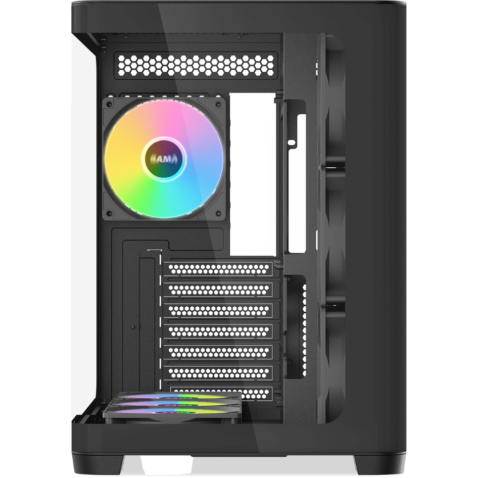 Корпус SAMA V60 Black - V60-BKADA7X1-GL - фото 2