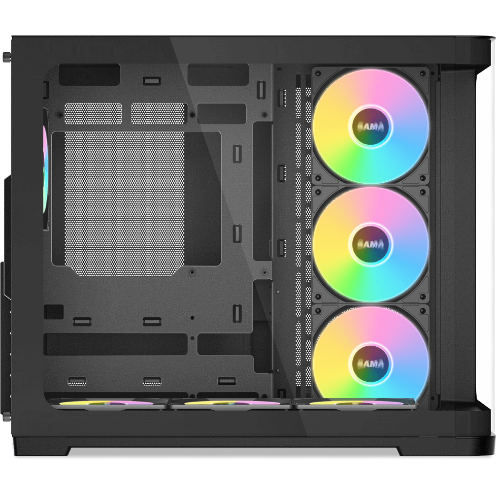 Корпус SAMA V60 Black - V60-BKADA7X1-GL - фото 3