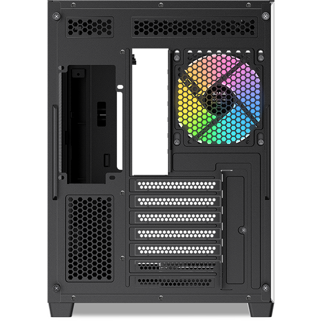 Корпус SAMA V60 Black - V60-BKADA7X1-GL - фото 5