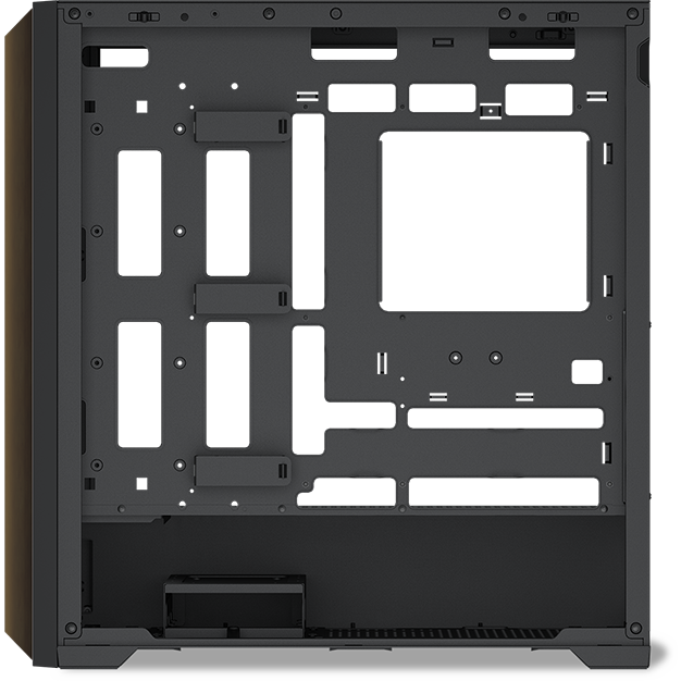 Корпус SAMA Z60 Black - Z60-BKAWA4X1-GL - фото 4