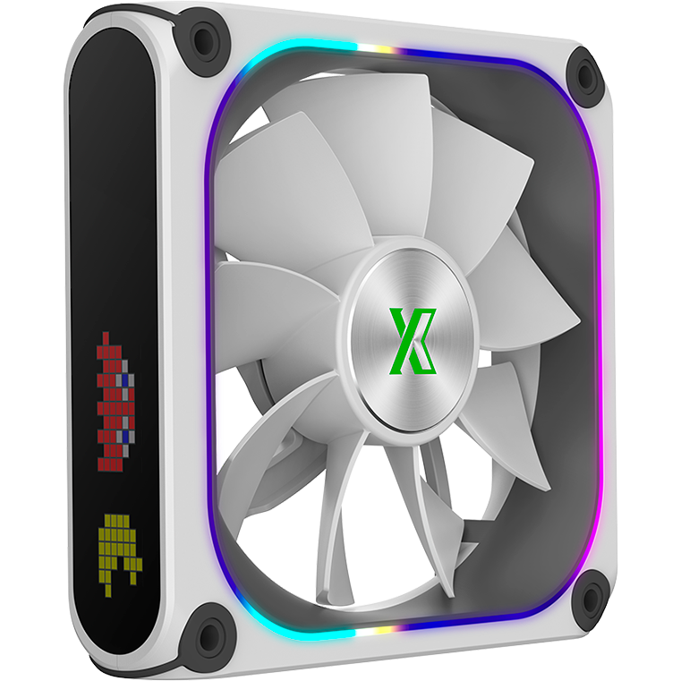 Вентилятор для корпуса XASTRA FZ120W ARGB Reverse White - FZ120-1WA-CRX-GL - фото 3