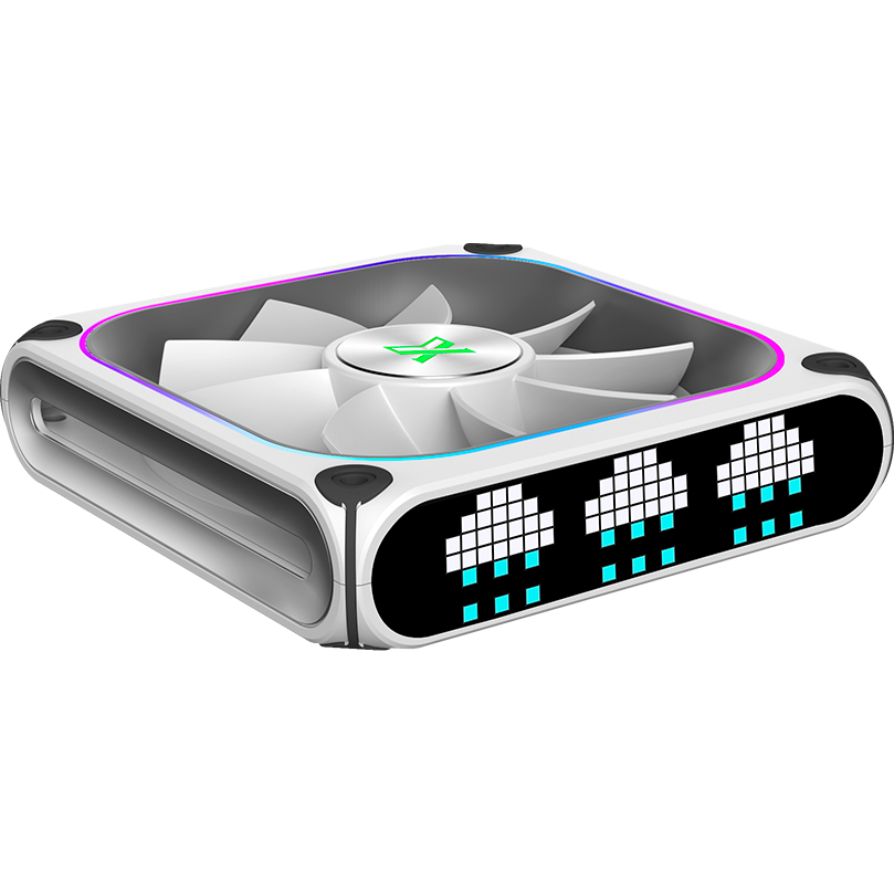 Вентилятор для корпуса XASTRA FZ120W ARGB Reverse White - FZ120-1WA-CRX-GL - фото 5