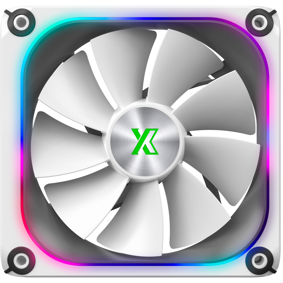 Вентилятор для корпуса XASTRA FZ120W ARGB White (3 шт.) - FZ120-3WA-CXX-GL - фото 2