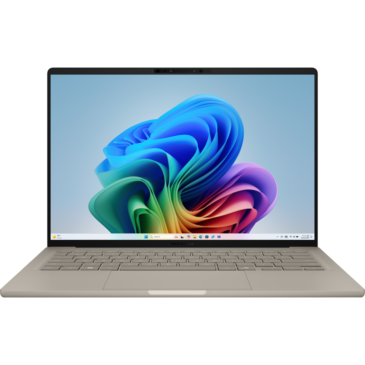 Ноутбук ASUS UX3407QA Zenbook A14 Zabriskie Beige (QD197W) - UX3407QA-QD197W
