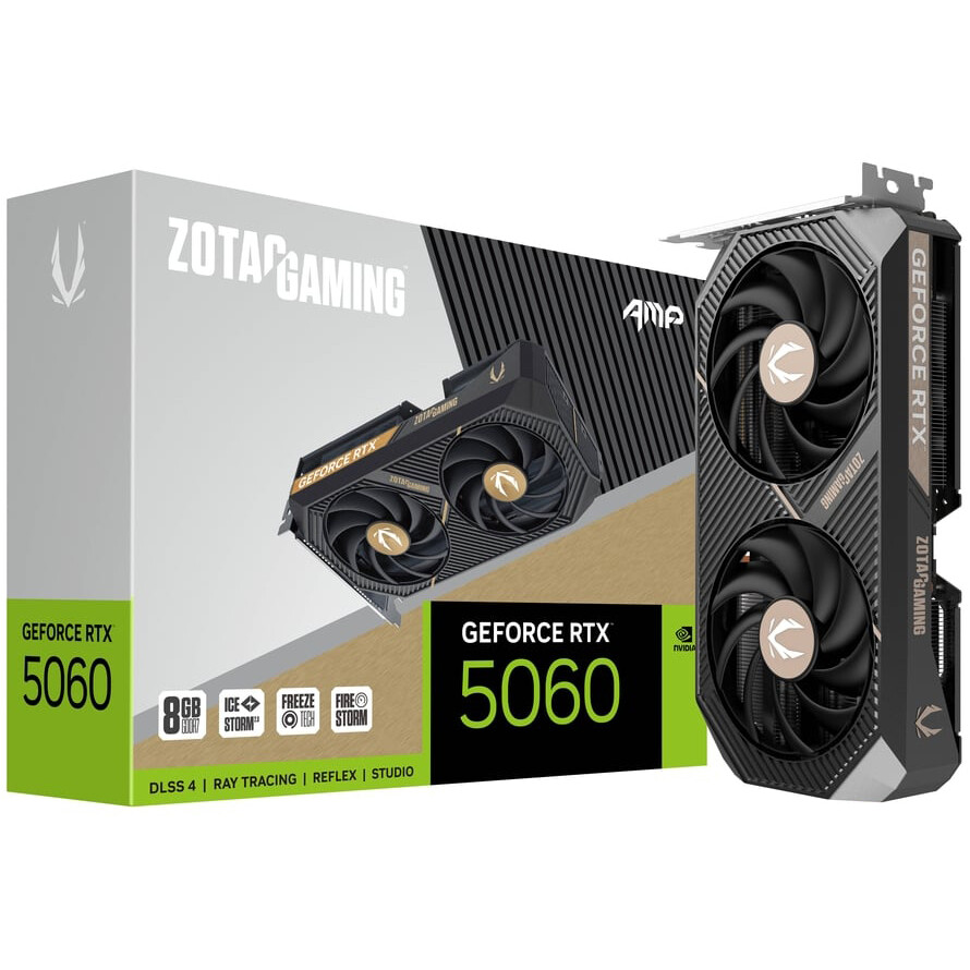 Видеокарта NVIDIA GeForce RTX 5060 Zotac AMP OC 8Gb (ZT-B50600F-10M) - фото 7