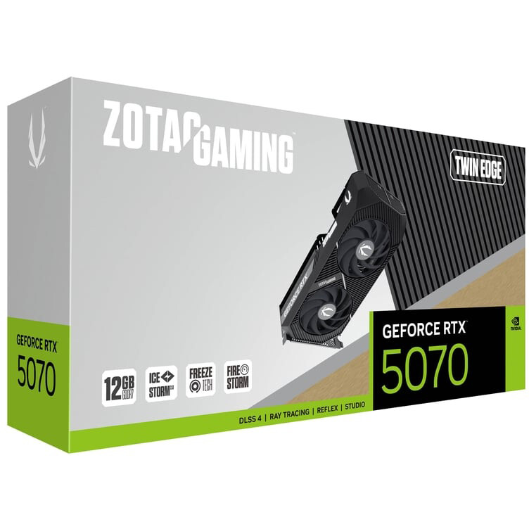 Видеокарта NVIDIA GeForce RTX 5070 Zotac Twin Edge 12Gb (ZT-B50700E-10P) - фото 6