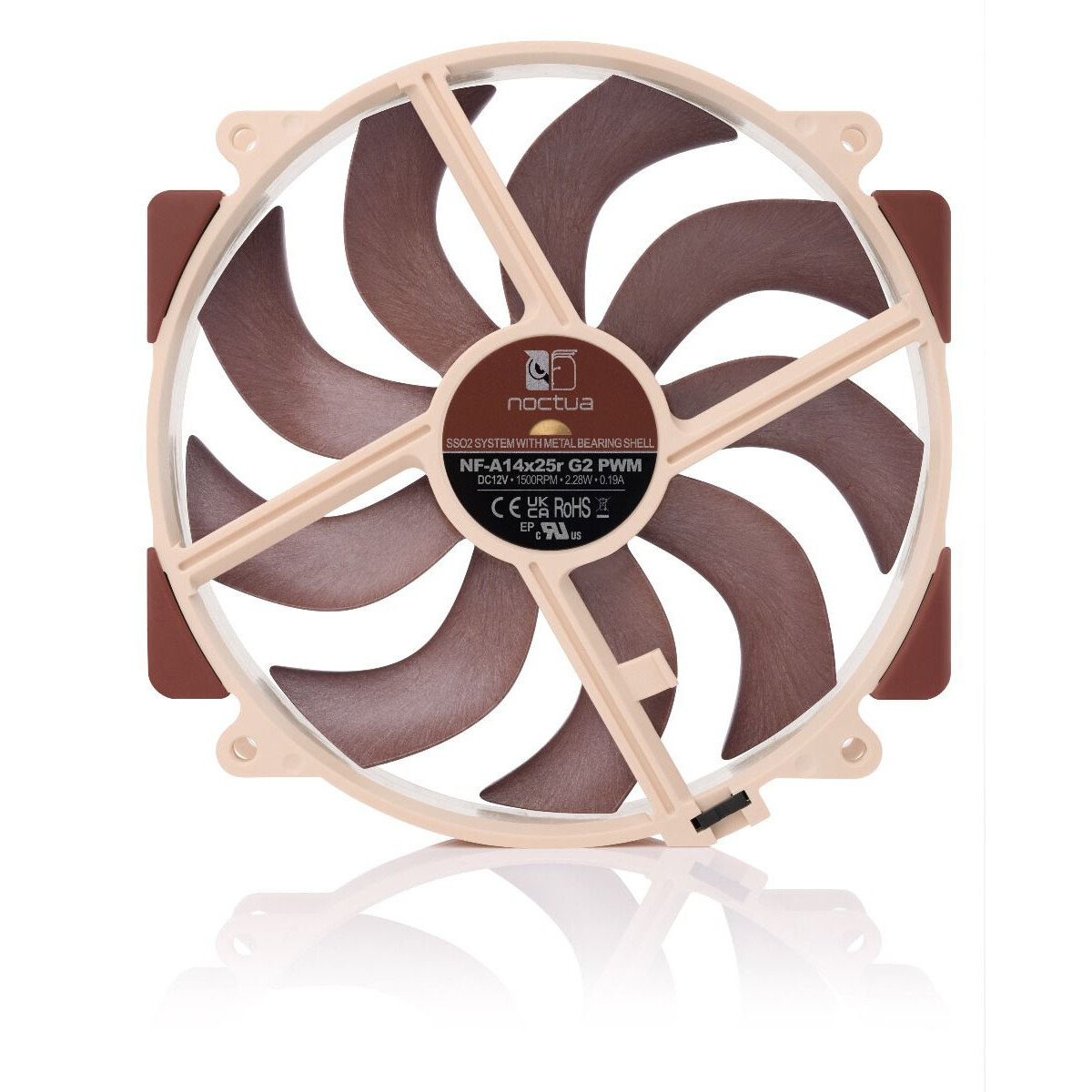 Вентилятор для корпуса Noctua NF-A14x25r G2 PWM - фото 3