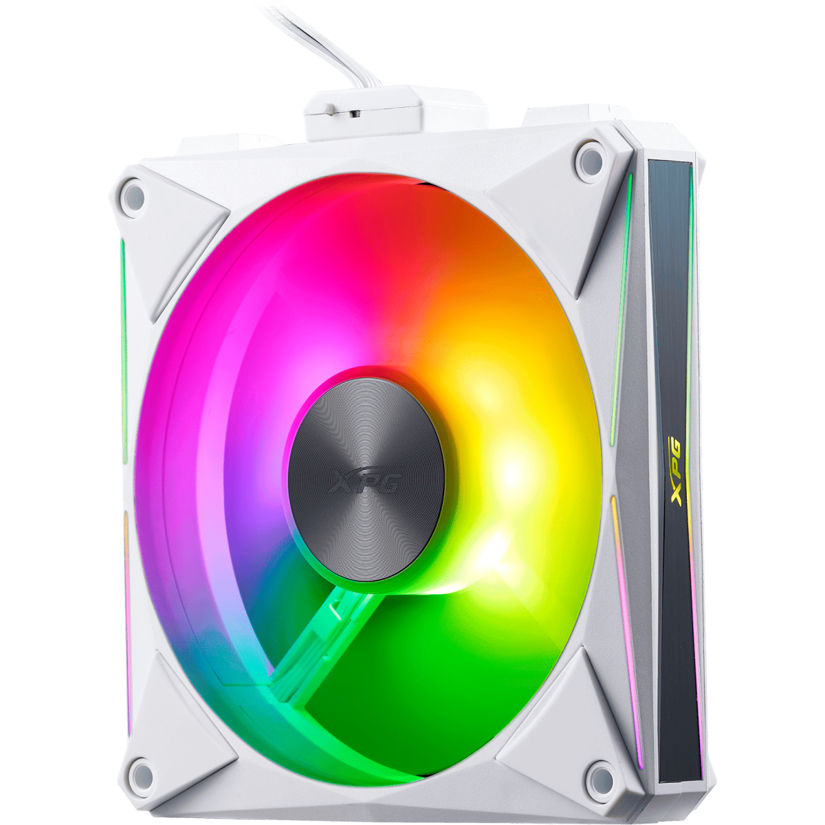 Вентилятор для корпуса ADATA XPG HURRICANE MAG 120 PWM ARGB White (4 шт.) - HURRICANEMAG120ARGBPWM4C-WHCWW - фото 4