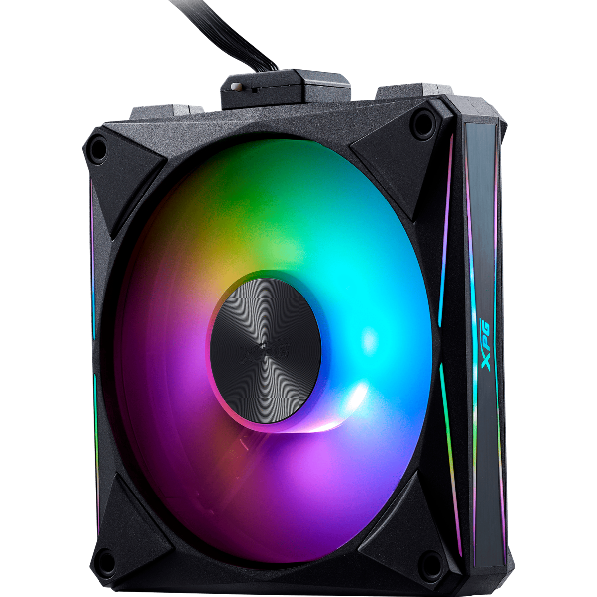 Вентилятор для корпуса ADATA XPG HURRICANE MAG 120 PWM ARGB Black (4 шт.) - HURRICANEMAG120ARGBPWM4C-BKCWW - фото 4