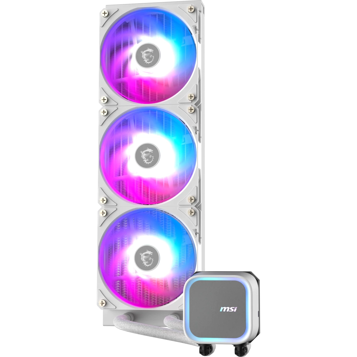 Система жидкостного охлаждения MSI MAG CORELIQUID A13 360 WHITE - 306-7ZWDA21-L80 - фото 2