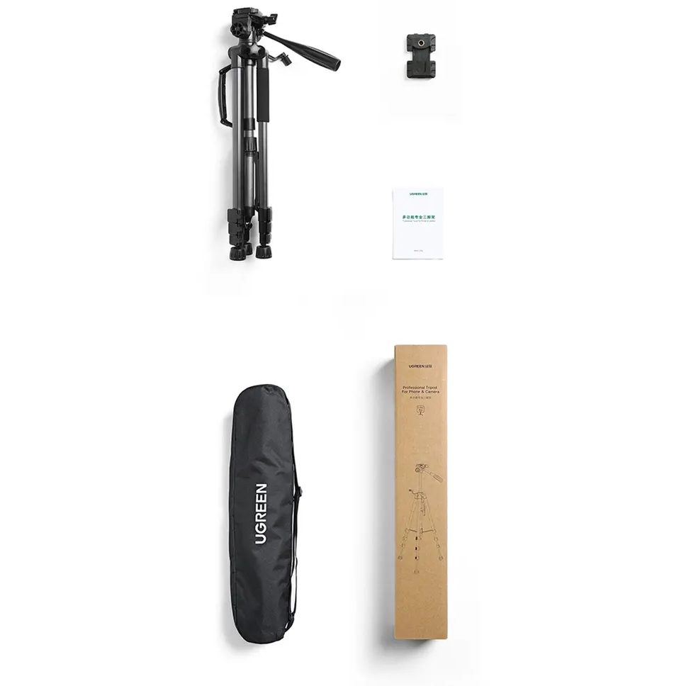 Штатив UGREEN Professional Tripod for Phone and Camera (LP661) - 15187 - фото 5