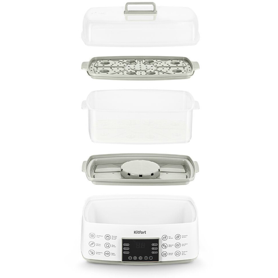 Пароварка Kitfort KT-6431 - КТ-6431 - фото 3