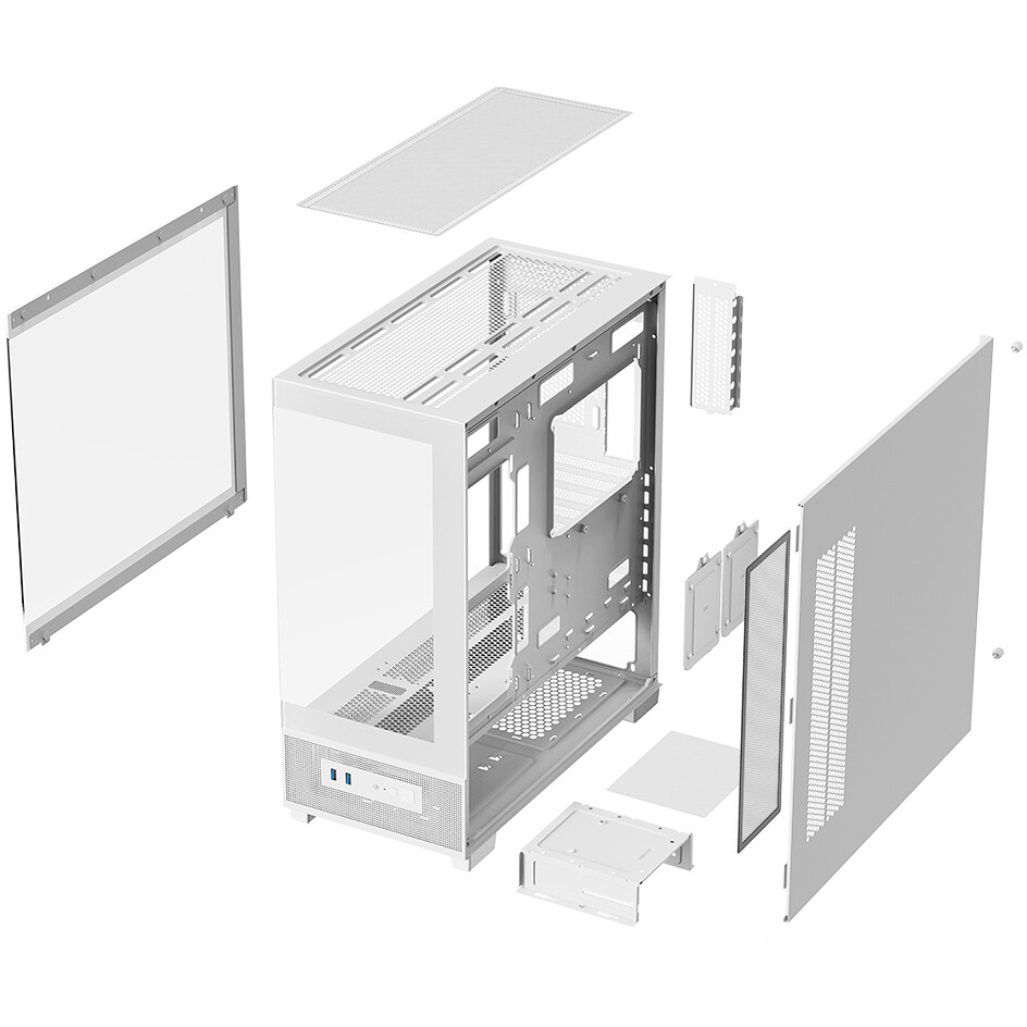 Корпус XASTRA Q500 0F White - Q500-0F-WH - фото 5