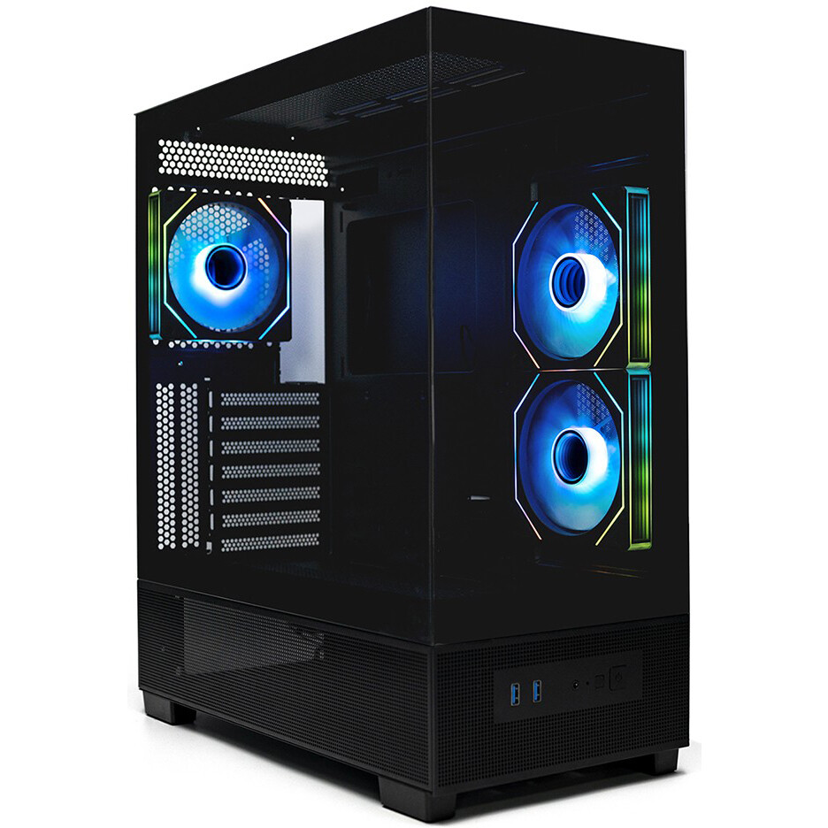Корпус XASTRA Q500 3ARGB-C10 Black - Q500-3FM12A-C10