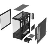 Корпус XASTRA Q500 6ARGB-C10-UC Black (Q500-6FM12A-C10-UC)