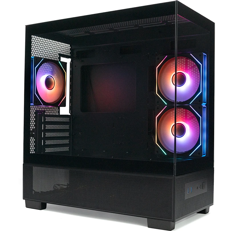 Корпус XASTRA Q500M 3ARGB-C10 Black - Q500M-3FM12A-C10 - фото 2