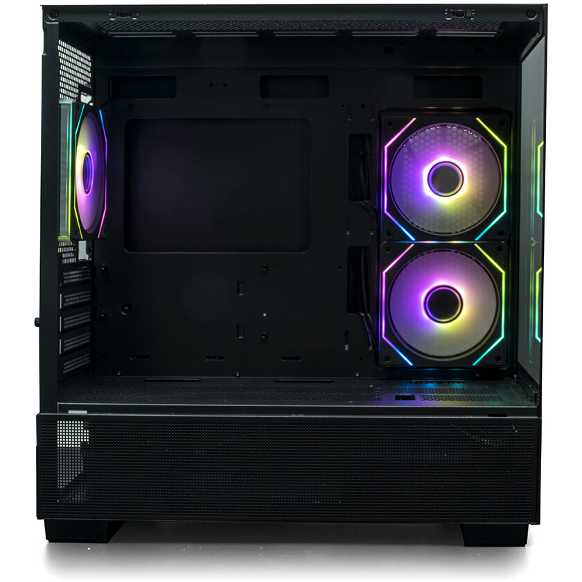 Корпус XASTRA Q500M 3ARGB-C10 Black - Q500M-3FM12A-C10 - фото 3
