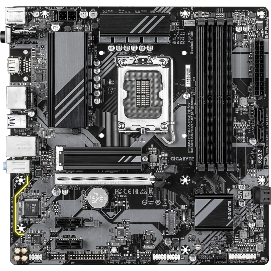 Материнская плата Gigabyte B760M DS3H WIFI6E GEN5
