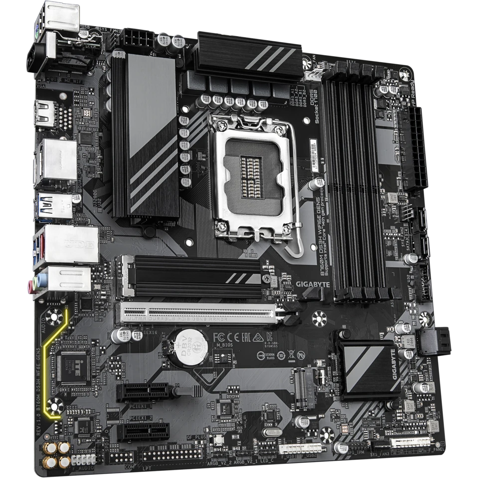 Материнская плата Gigabyte B760M DS3H WIFI6E GEN5 - фото 2
