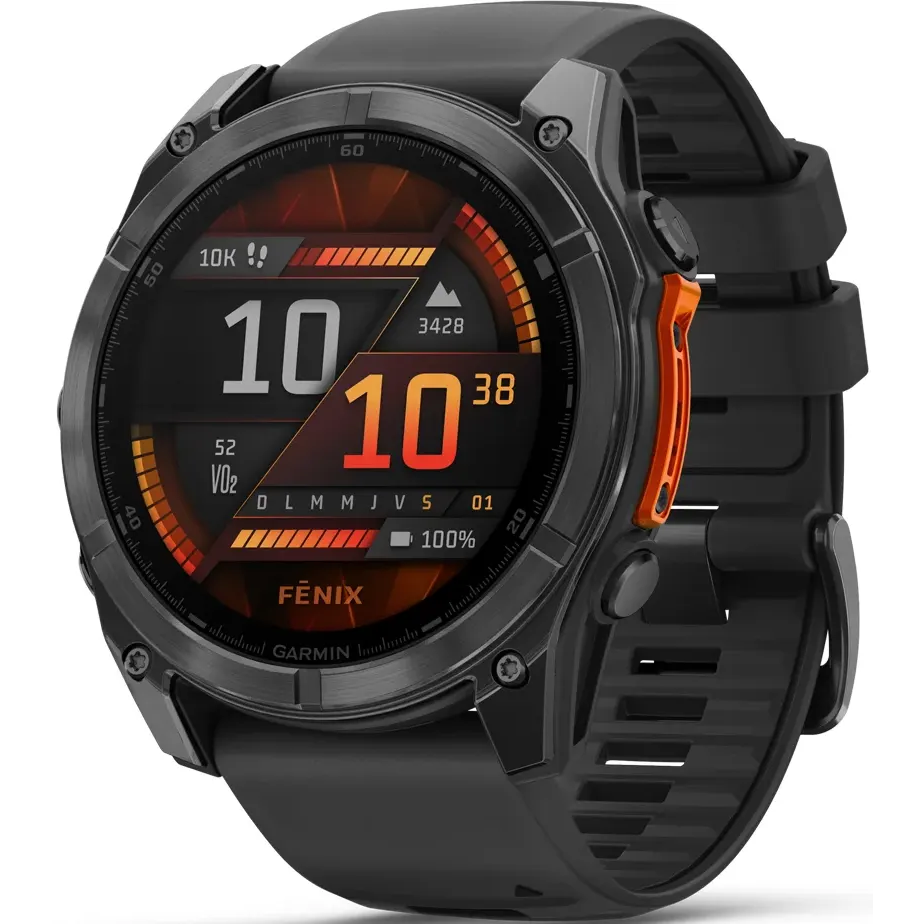 Умные часы Garmin Fenix 8 51mm AMOLED Grey/Black - 010-02905-00