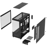 Корпус XASTRA Q500M 6ARGB-C10-UC Black (Q500M-6FM12A-C10-UC)
