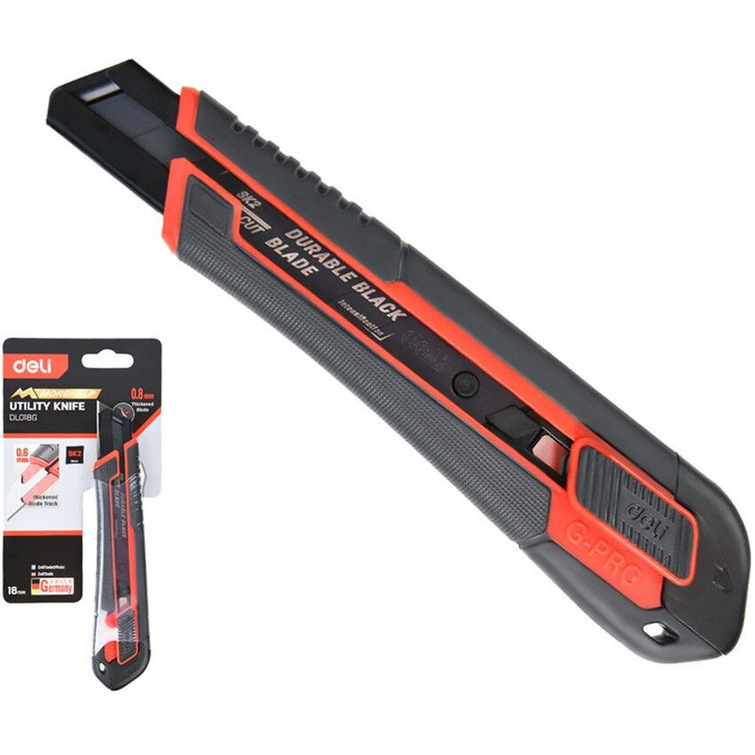 Строительный нож Deli DL018G - фото 2