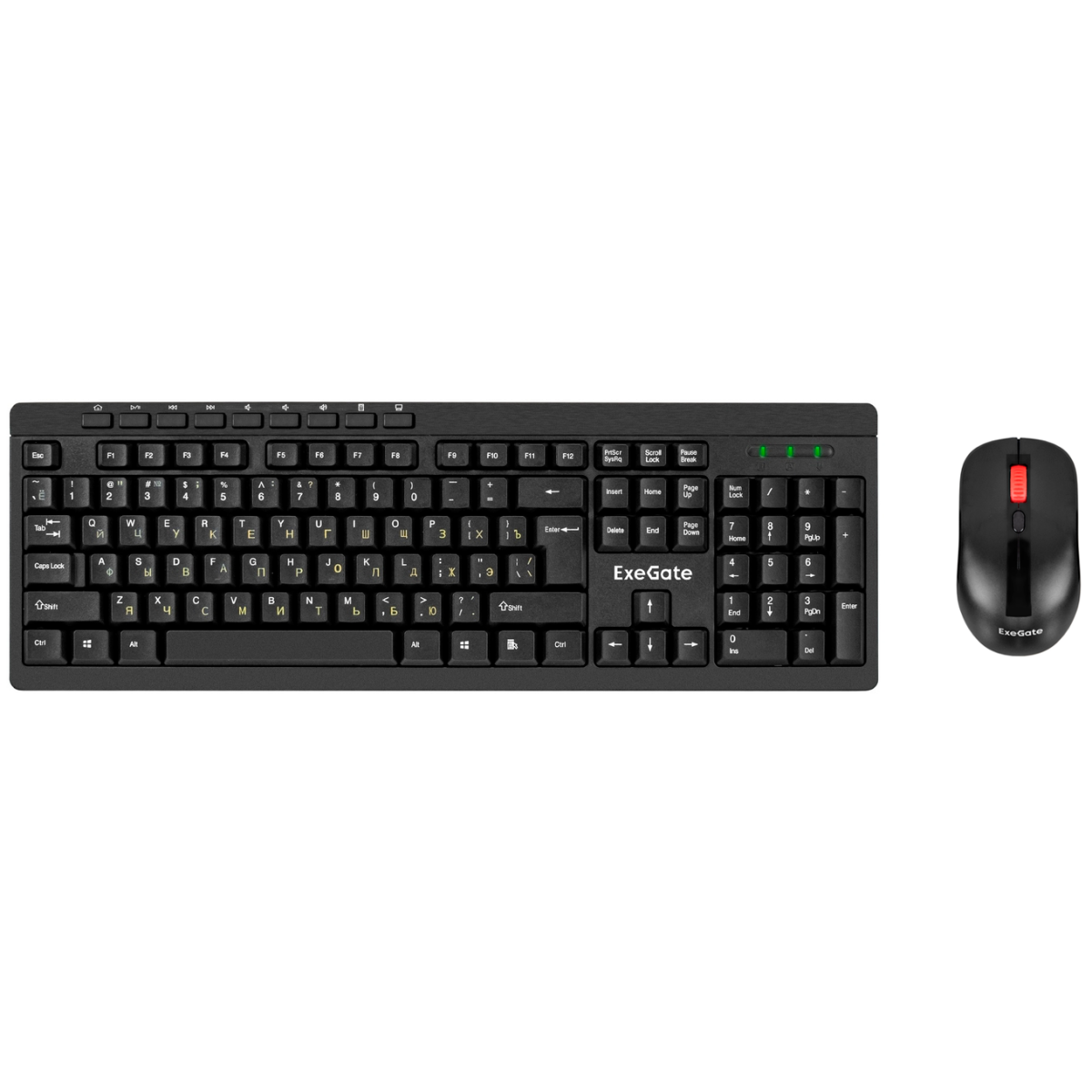 Клавиатура + мышь ExeGate Professional Standard Combo MK260 Black