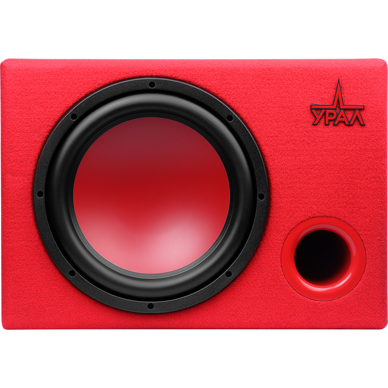 Сабвуфер УРАЛ АС-У12А Красный - фото 2