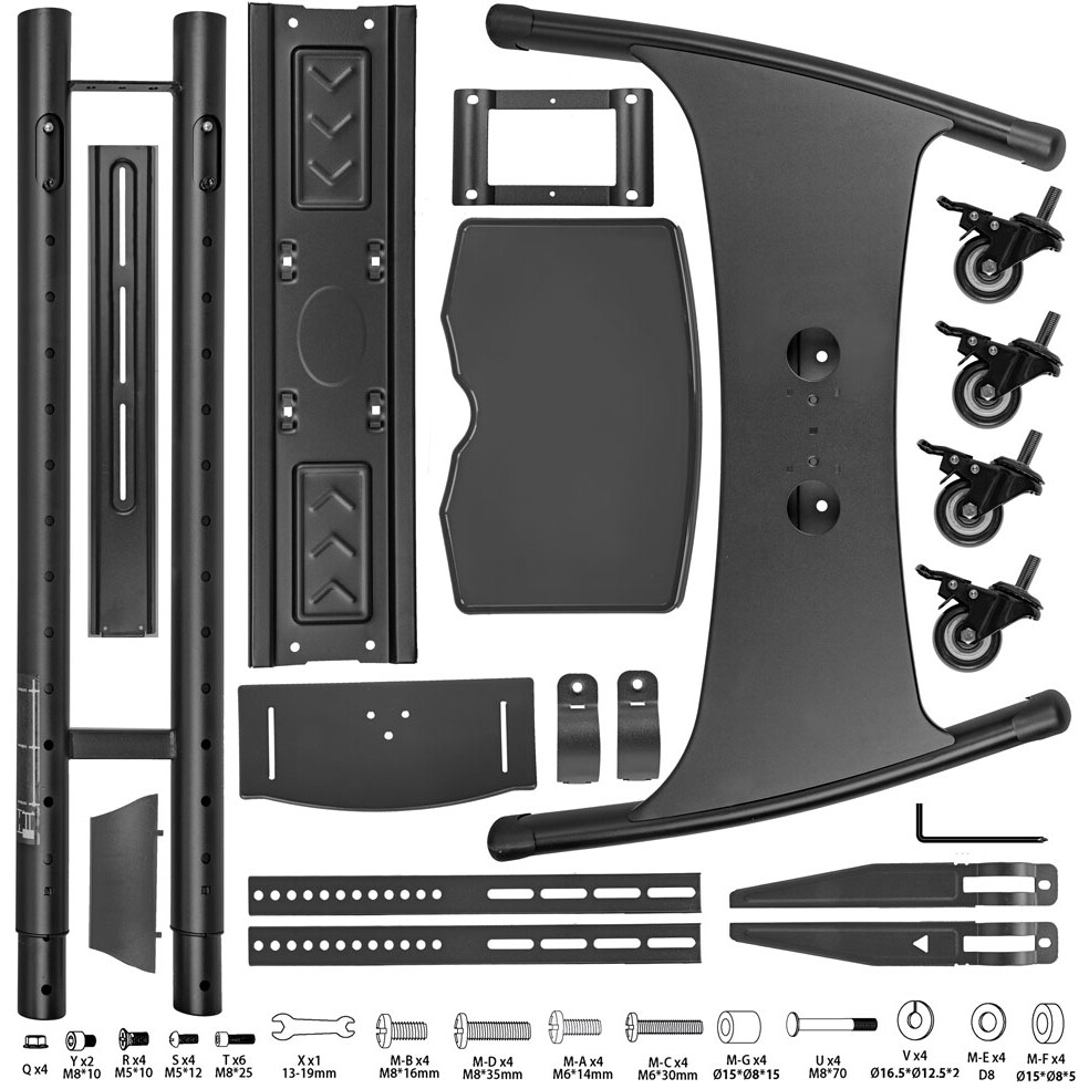Мобильная стойка Kromax OMEGA-17 Black - 90806 - фото 8