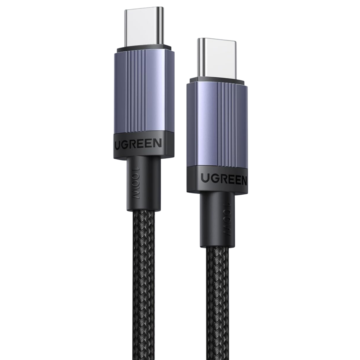 Кабель USB Type-C - USB Type-C, 1м, UGREEN L532 Space Gray - 65907 - фото 2