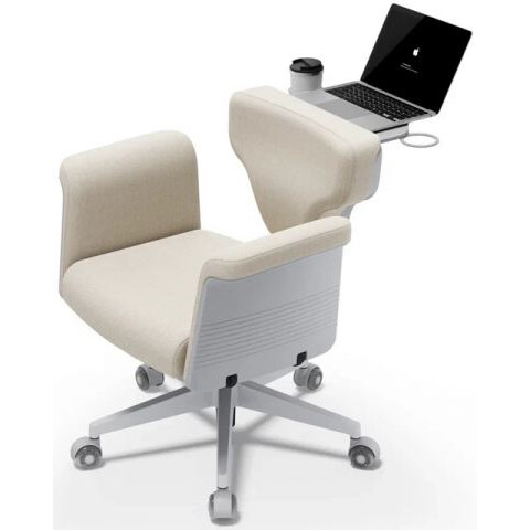 Офисное кресло FoxGear STUDIO Light Gray - FG-STUDIO-F-OW - фото 6