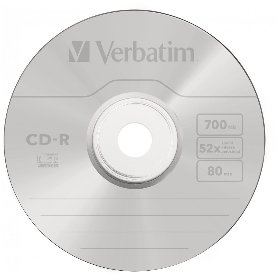 Диск CD-R Verbatim 700Mb 52x AZO Crystal Cake Box (50 шт.) - 43343 - фото 3