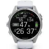 Умные часы Garmin Fenix 8 43mm AMOLED Silver/White (010-02903-00)