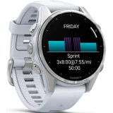 Умные часы Garmin Fenix 8 43mm AMOLED Silver/White (010-02903-00)