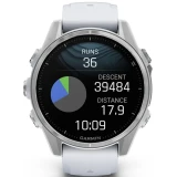 Умные часы Garmin Fenix 8 43mm AMOLED Silver/White (010-02903-00)