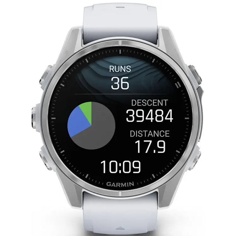 Умные часы Garmin Fenix 8 43mm AMOLED Silver/White - 010-02903-00 - фото 6