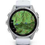 Умные часы Garmin Fenix 8 43mm AMOLED Silver/White (010-02903-00)
