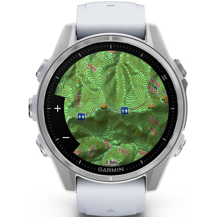 Умные часы Garmin Fenix 8 43mm AMOLED Silver/White - 010-02903-00 - фото 7